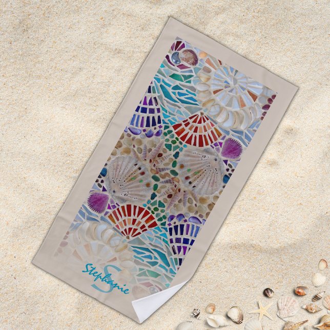 Toalla De Playa Concha Personalizada (Subido por el creador)