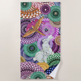 Toalla De Playa Conejos abundantes
