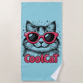 Toalla De Playa Cool Cat 1