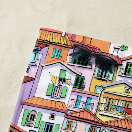 Toalla De Playa Cool pattern for summer colorful and fun artwork