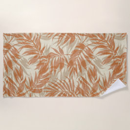 Toalla De Playa Coordenadas Tropical Spa- Areca Palms Hawaiian