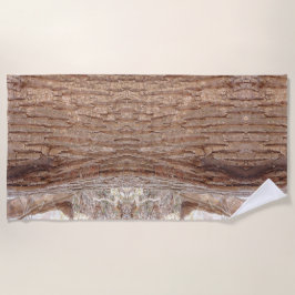 Toalla De Playa corteza de árbol