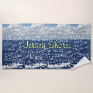 Toalla De Playa Cosas divertidas de Jersey Shore