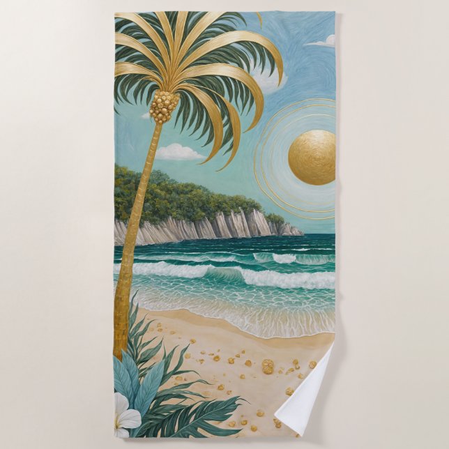 Toalla De Playa Costas doradas (Anverso)