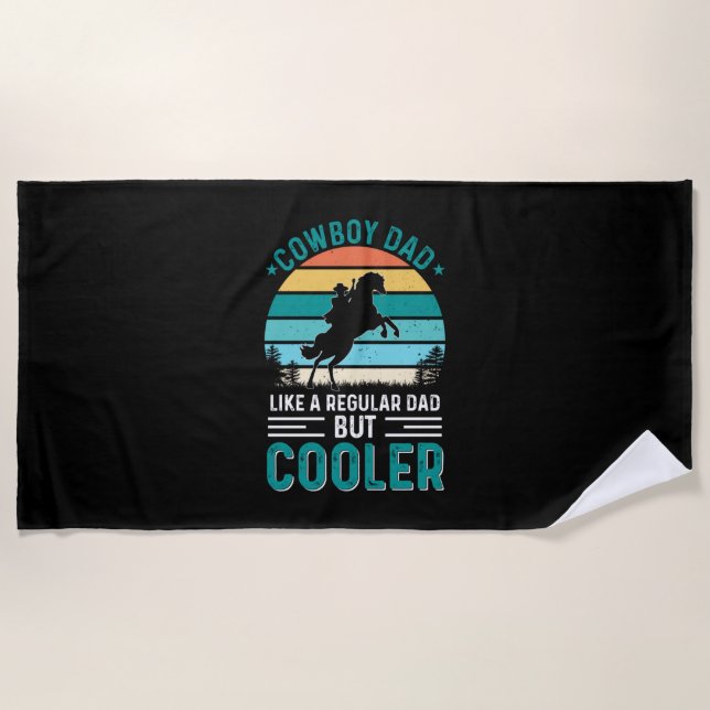 Toalla De Playa Cowboy Dad (Anverso)