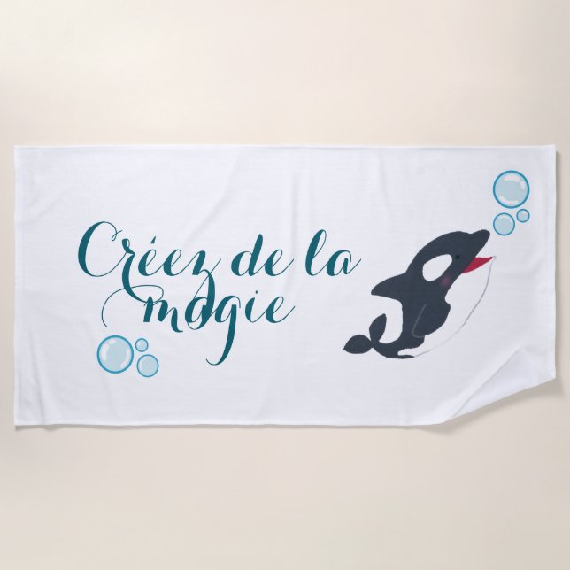 Toalla De Playa Crea magia (Anverso)