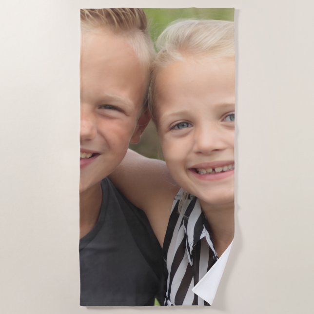 Toalla De Playa Crea tu propia foto (Anverso)