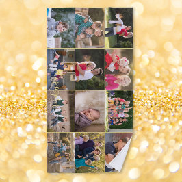 Toalla De Playa Crear 12 niños de familia de Collages de fotos mon