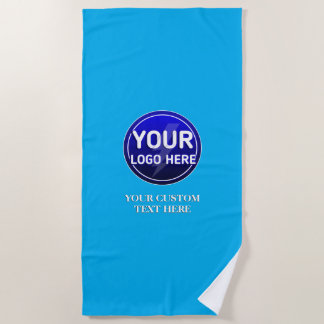 Toalla De Playa Crear el logotipo del personalizado del propietari