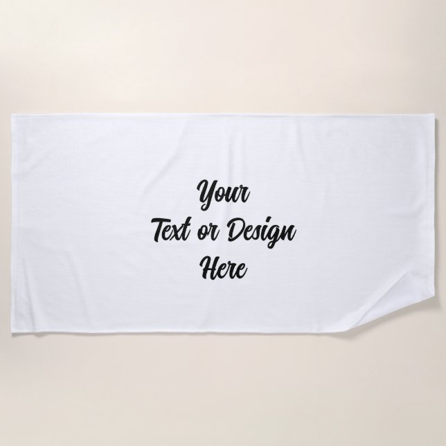 Toalla De Playa Crear el propio (Anverso)