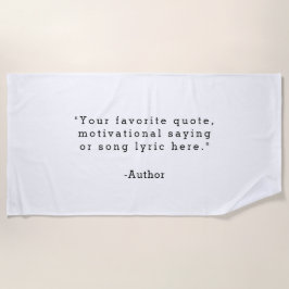 Toalla De Playa Crear su propia cotización