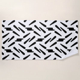 Toalla De Playa Crear su propio color sólido simple | Playa de Tre