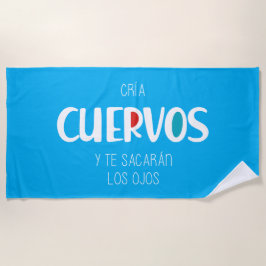 Toalla De Playa Cria cuervos