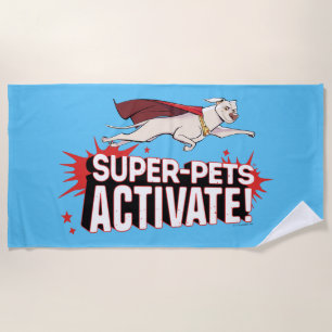 Toalla De Playa Cripto: ¡Los superMascotas activan!