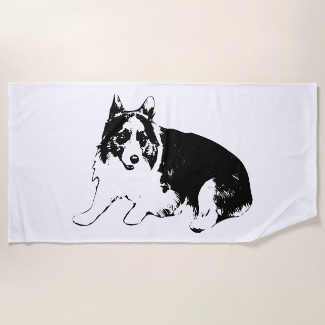 Toalla De Playa Crisp Morning Friend (Anverso)