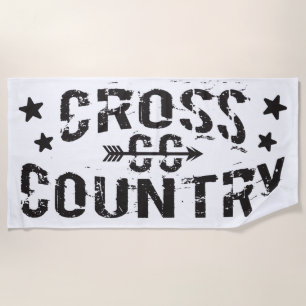 Toalla de playa Cross Country Runner