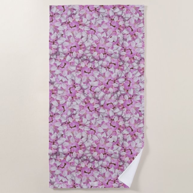 Toalla De Playa Crown Vetch Seamless Pattern (Anverso)