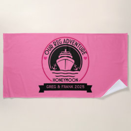 Toalla De Playa Cruceros de luna de miel