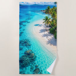 Toalla de playa Crystal Blue Lagoon
