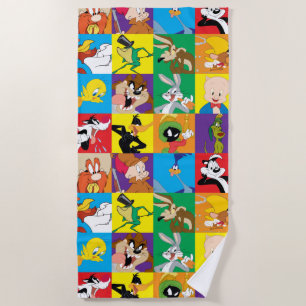 Toalla De Playa Cuadrícula de caracteres LOONEY TUNES™
