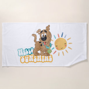 Toalla De Playa Cuppy Scooby-Doo "Hola Sunshine"