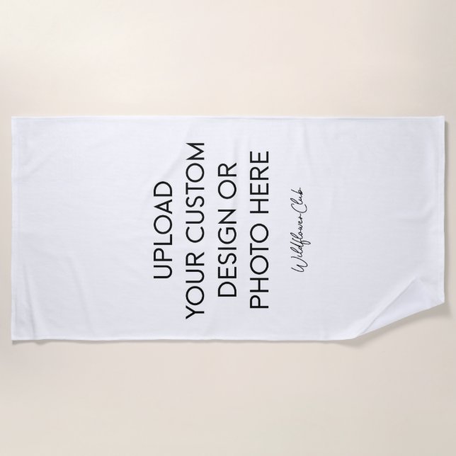 Toalla De Playa Custom  (Anverso)