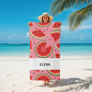 Toalla De Playa Custom Large Watermelon Graphic Beach Towel