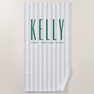 Toalla De Playa Custom Name Beach Towel - Resort