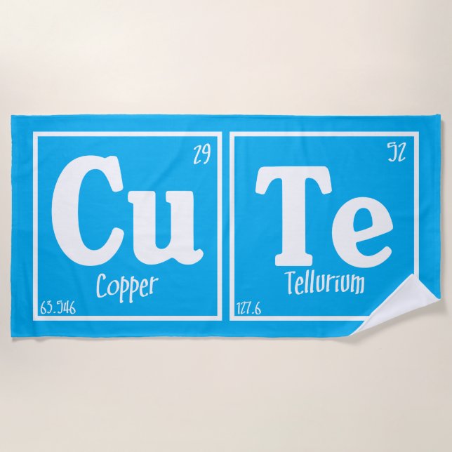 Toalla De Playa Cute (Anverso)