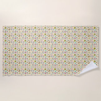 Toalla De Playa Cute beach pattern