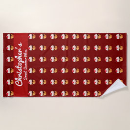 Toalla De Playa Cute Ice Cream Heart Beach Towel