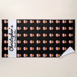 Toalla De Playa Cute Ice Cream Heart Beach Towel