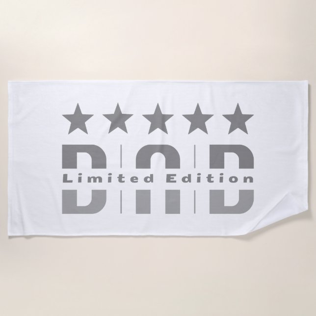 Toalla De Playa Dad Limited Edition (Anverso)