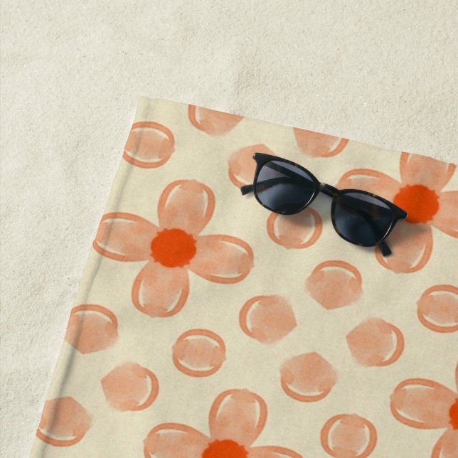 Toalla De Playa Dainty Dot Florals (In situ)