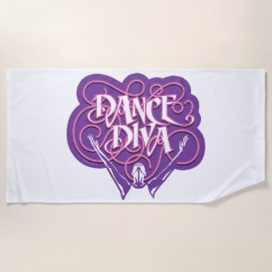 Toalla de playa Dance Diva