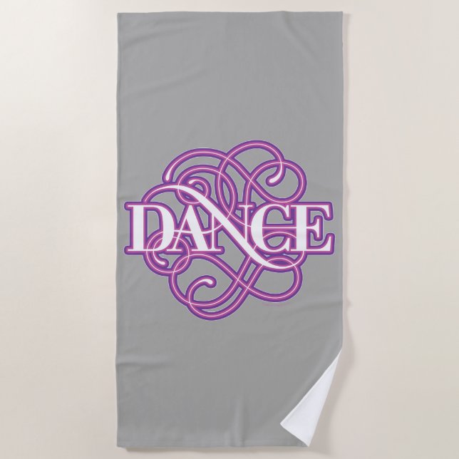 Toalla De Playa Dance Flourish (Anverso)