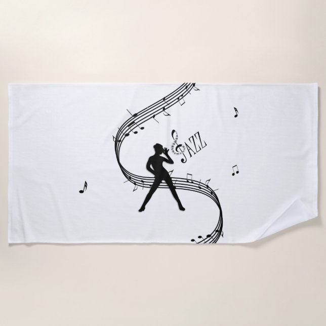 Toalla De Playa Danza de jazz (Anverso)