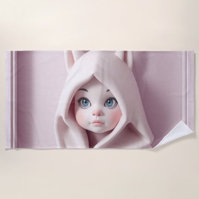 Toalla De Playa „Das Mädchen im Zaubermantel“ (Anverso)