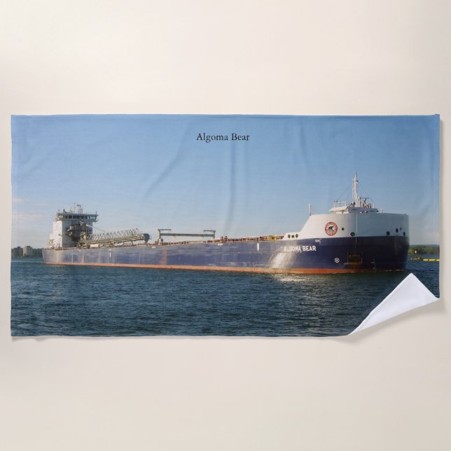 Toalla de playa de Algoma Bear (Anverso)