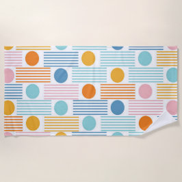 Toalla de playa de animación para vacaciones