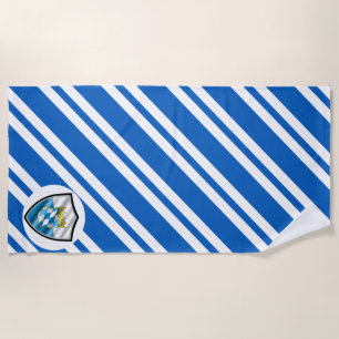 Toalla de playa de bandera bávara