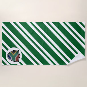 Toalla de playa de bandera de Sudáfrica