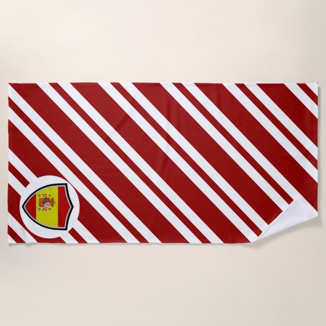 Toalla de playa de bandera española (Anverso)