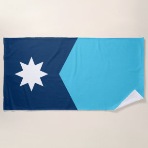 Toalla de playa de Bandera Estatal de Minnesota