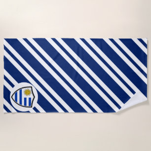 Toalla de playa de bandera uruguaya
