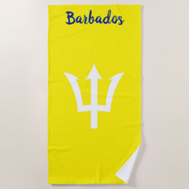 Toalla de playa de Barbados Trident Yellow