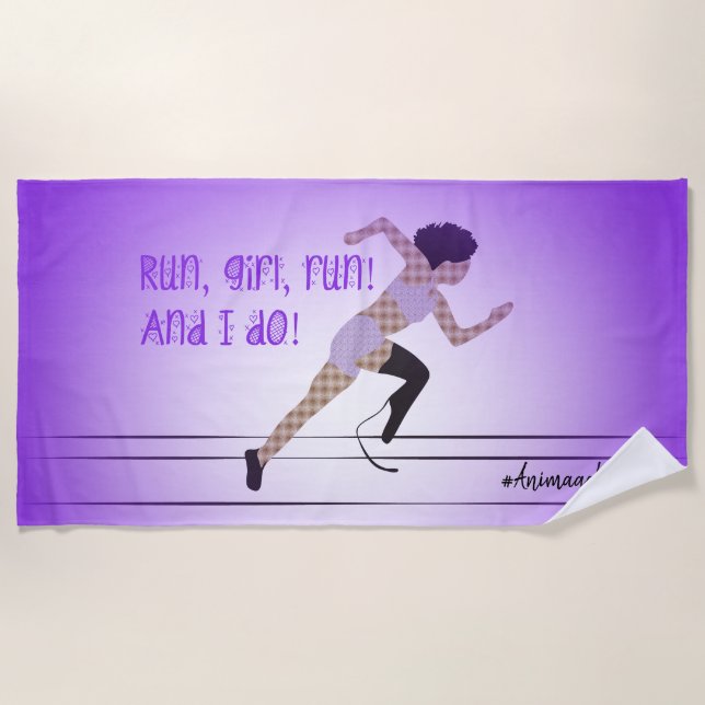 Toalla de playa de Blade Runner del chica (Anverso)