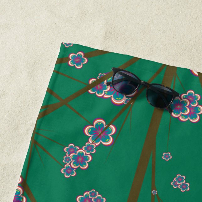 Toalla de playa de Branches Peculiar (In situ)