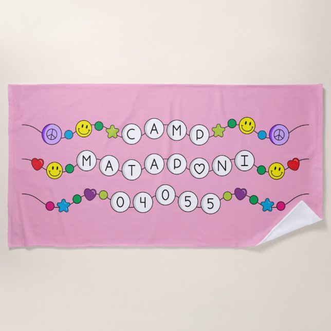 Toalla de playa de Camp Mataponi (Anverso)