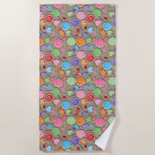 Toalla de playa de Candy & Lollipops